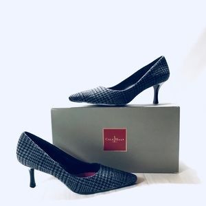Cole Haan Plaid Wool Kassia Pumps IOB size 7.5